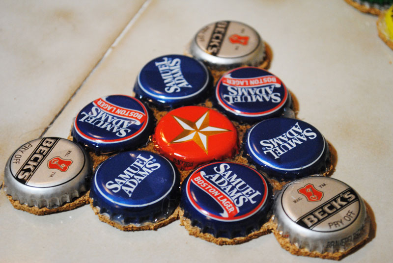 Bottle Cap Coasters