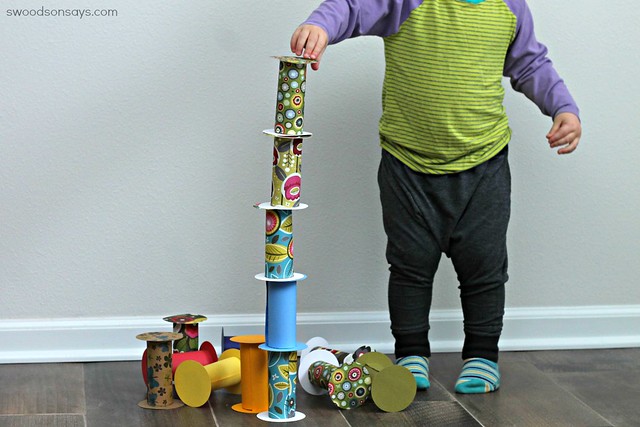 Toilet Paper Roll Building Blocks