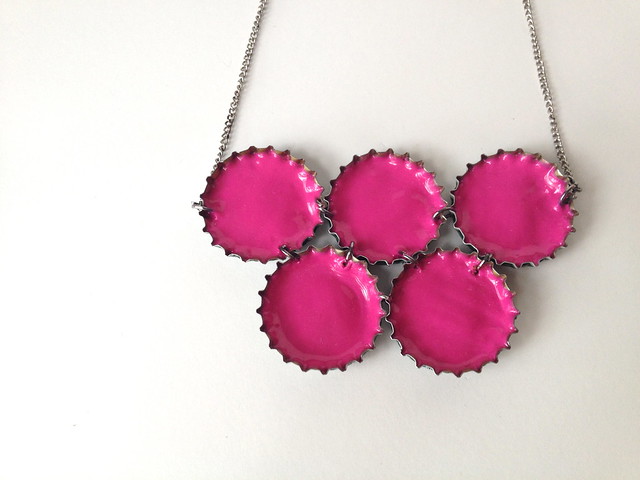 Upcycled Neon Necklace