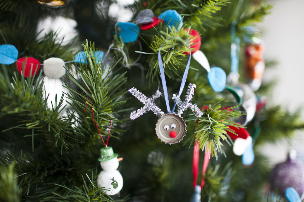 Bottle Cap Ornaments