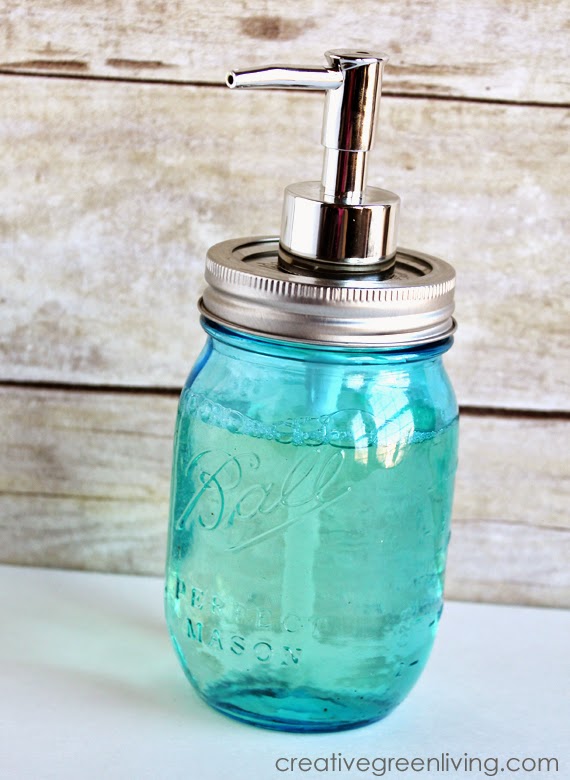 DIY Mason Jar Soap Pump