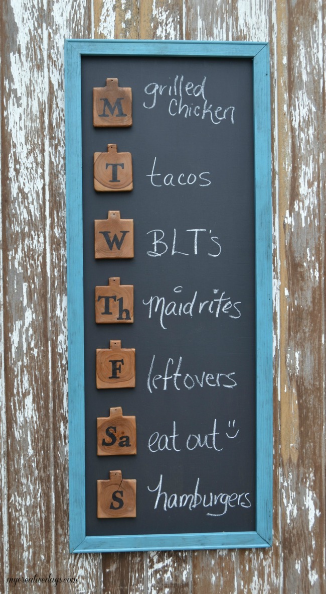 DIY Menu Board