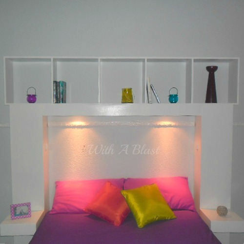 Headboard with Built-In Lights