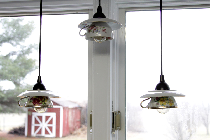 Teacup Pendant Light Shades