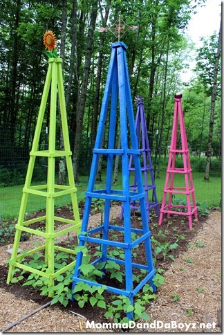 DIY Obelisk Trellis