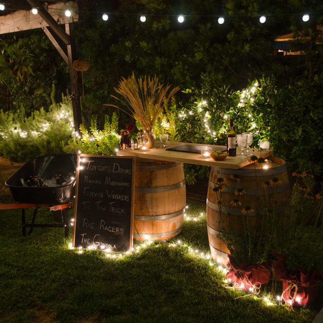 wine barrel bar outdoor diy barrels