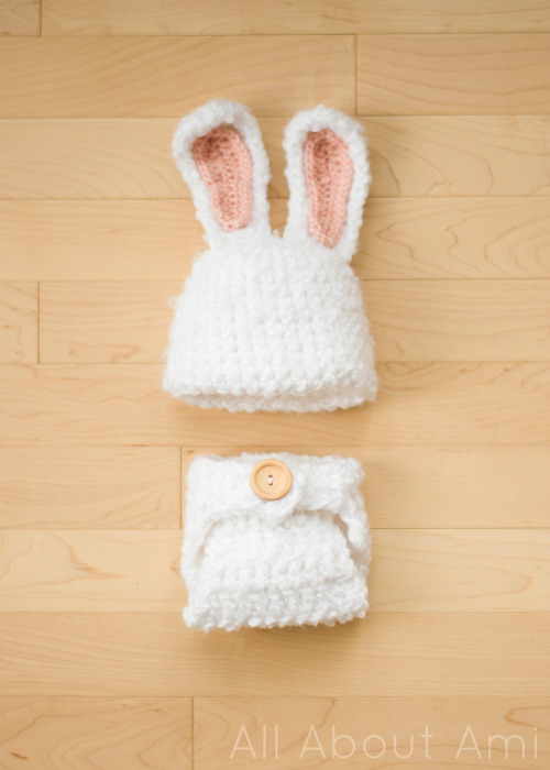 Fuzzy Baby Bunny Outfit