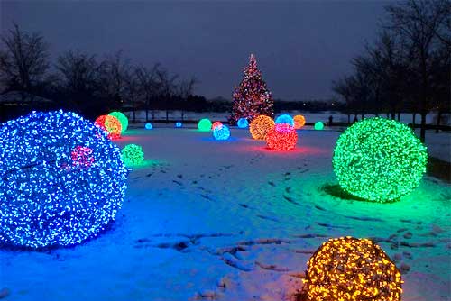 Christmas Light Balls
