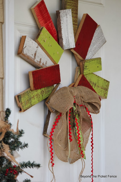 scrappy wreath