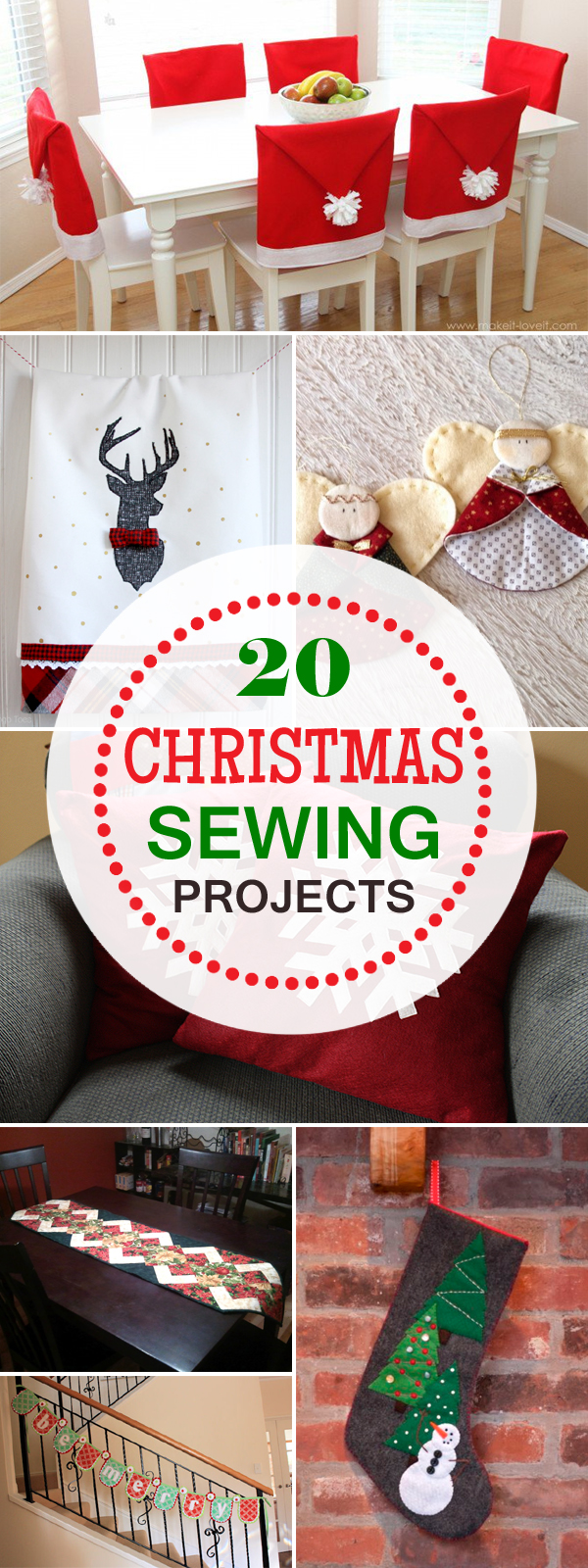 20 Cute And Easy Christmas Sewing Projects