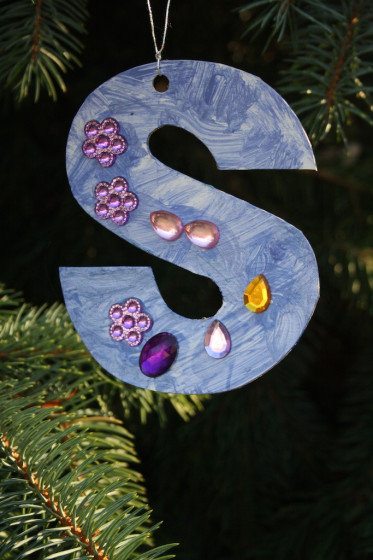 Easy Initial Ornaments