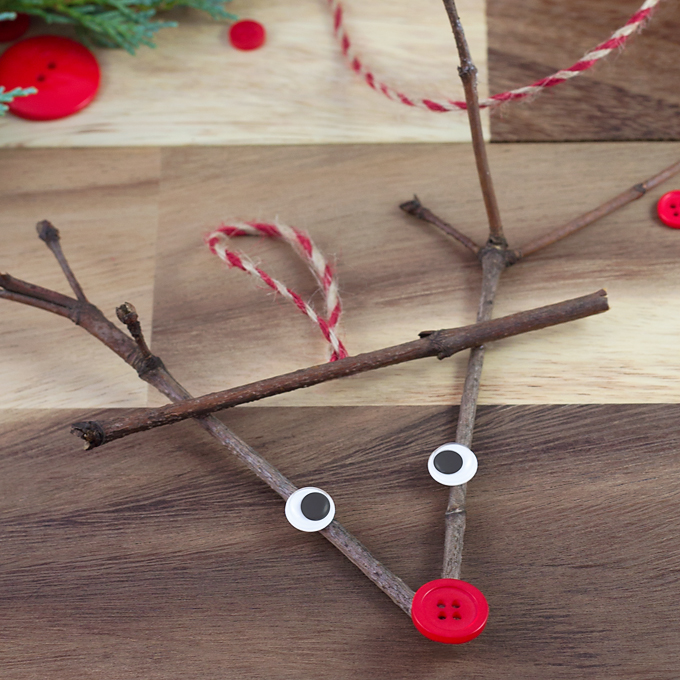 Twig Reindeer Ornaments