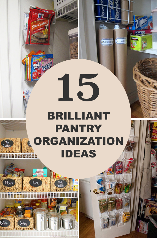 15 Brilliant Pantry Organization Ideas