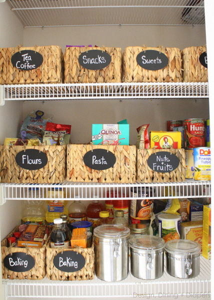 Labeling your storage containers can make everything in your pantry easier to find at a moment’s notice