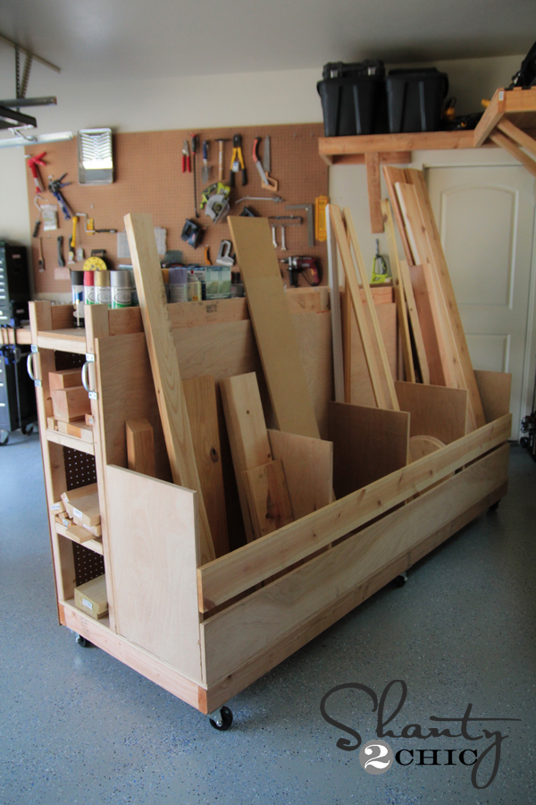 Lumber Storage Cart