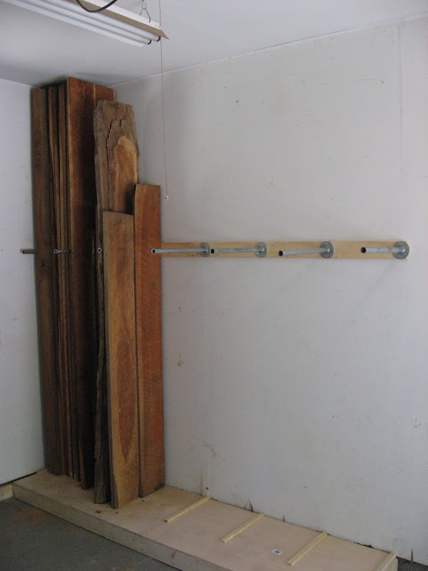 Vertical Lumber Storage Rack