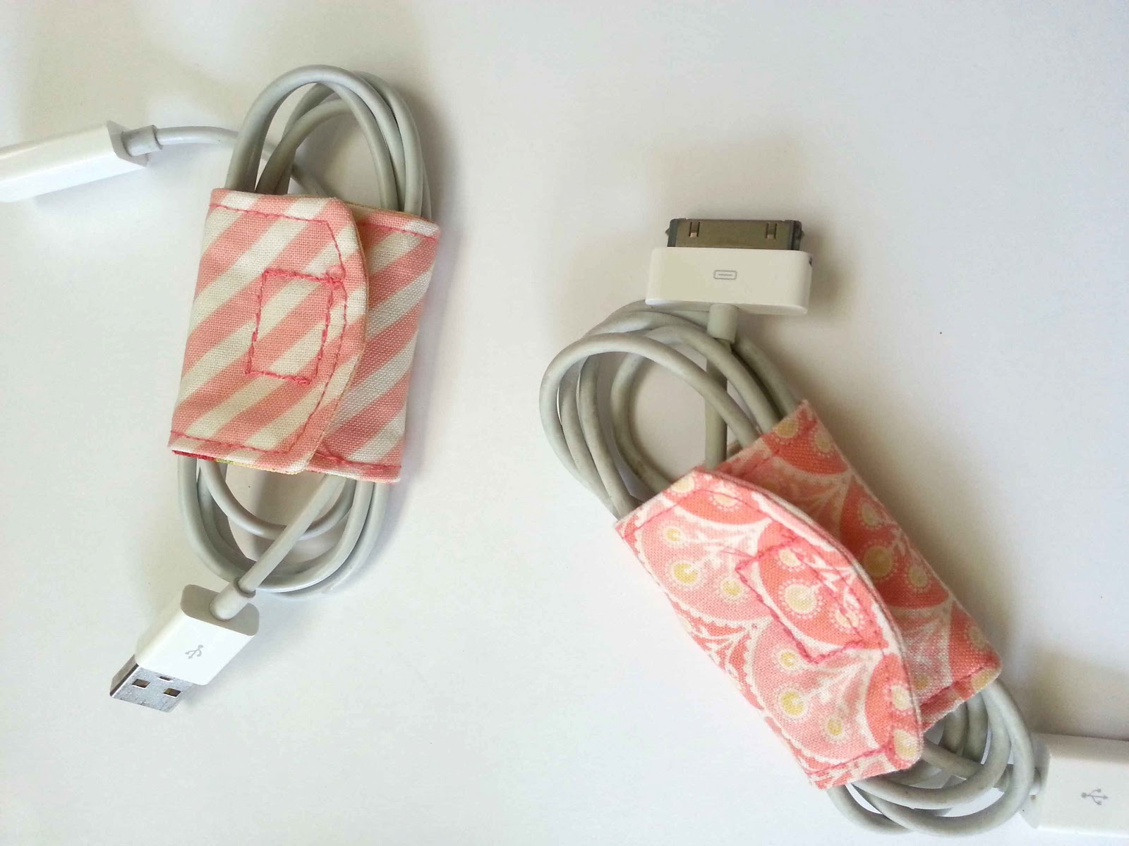 Cord Keeper From Fabric Scraps