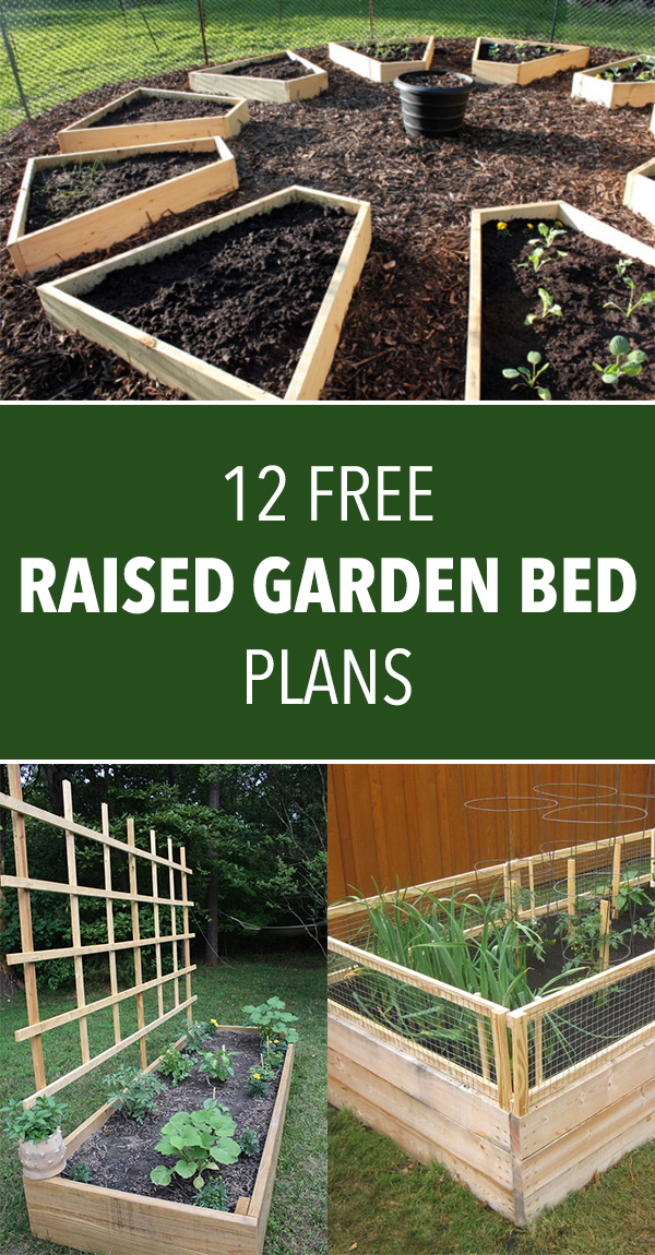 12 Free Raised Garden Bed Plans - DIY Roundup