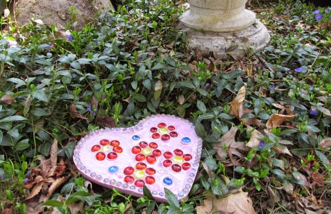 Heart Shaped Stepping Stones
