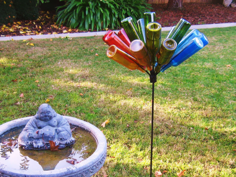 Outdoor Wine Bottle Tree