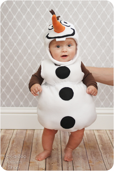 baby snowman costume