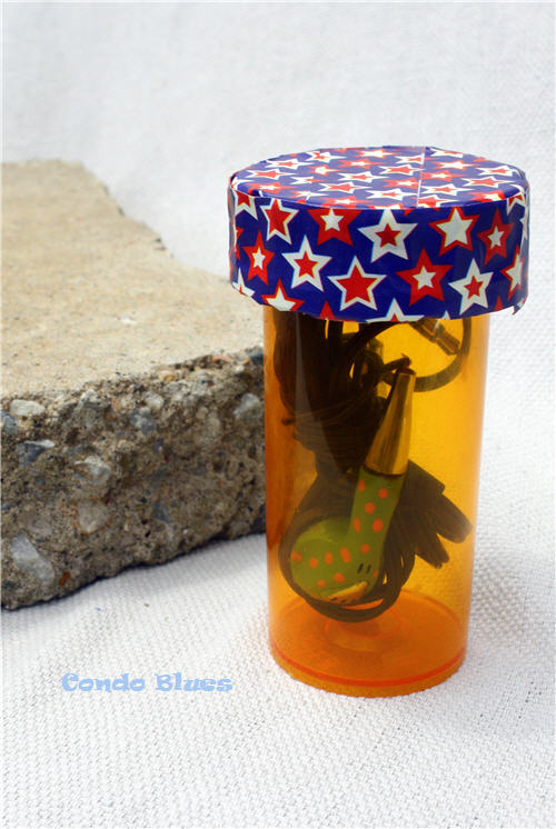 pill bottle earphone case