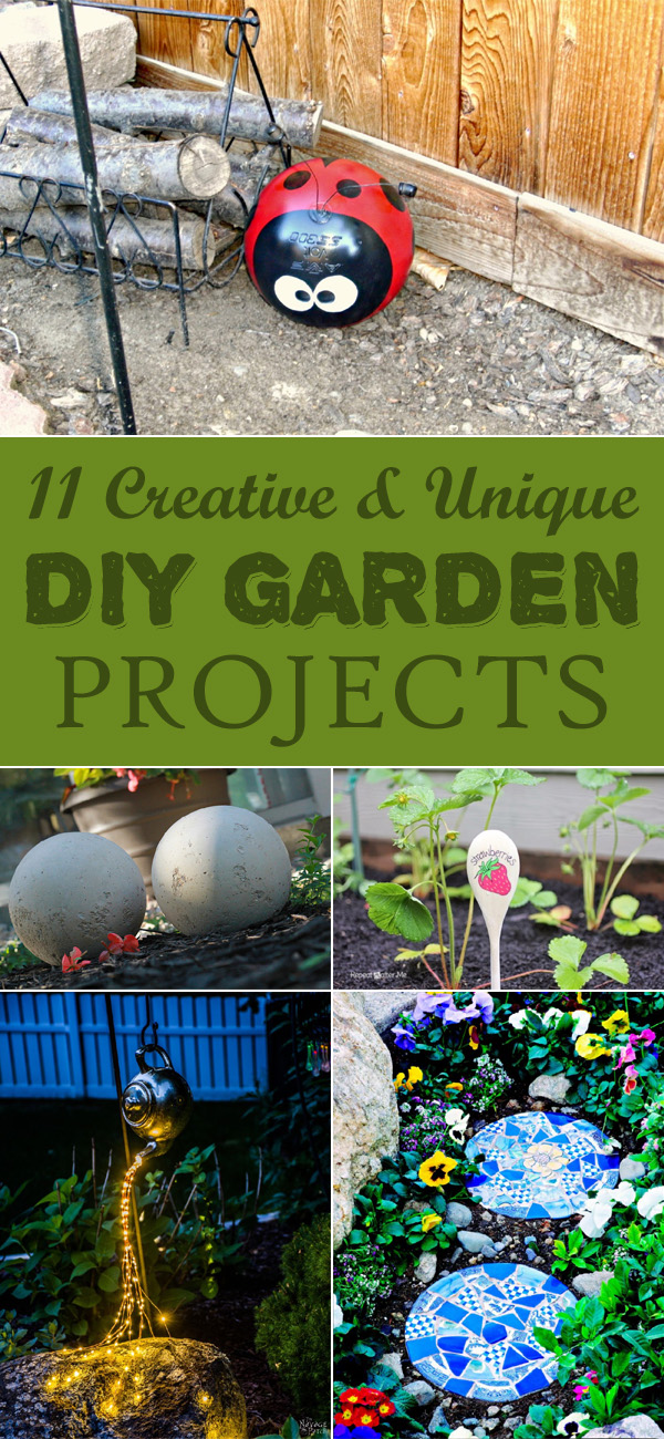 11 Creative and Unique DIY Garden Projects