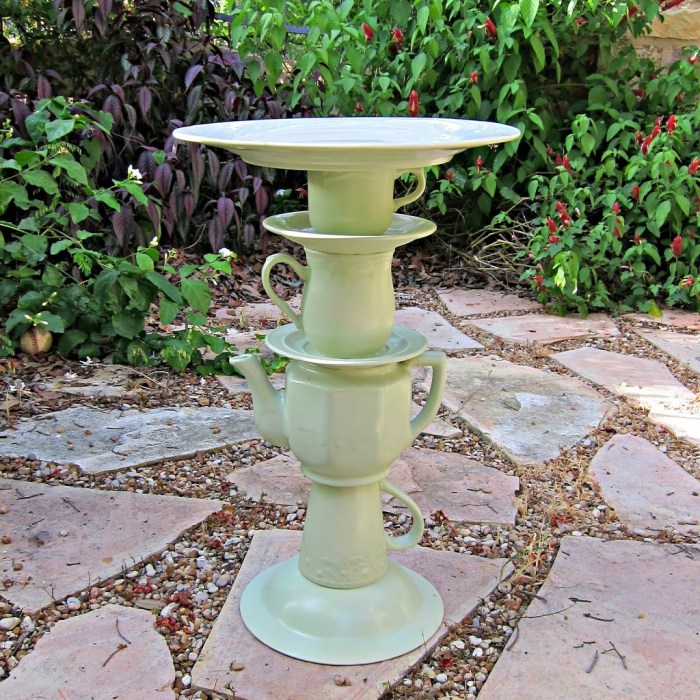 Teapot Bird Bath