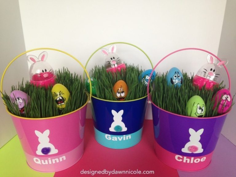 Personalized Easter Buckets