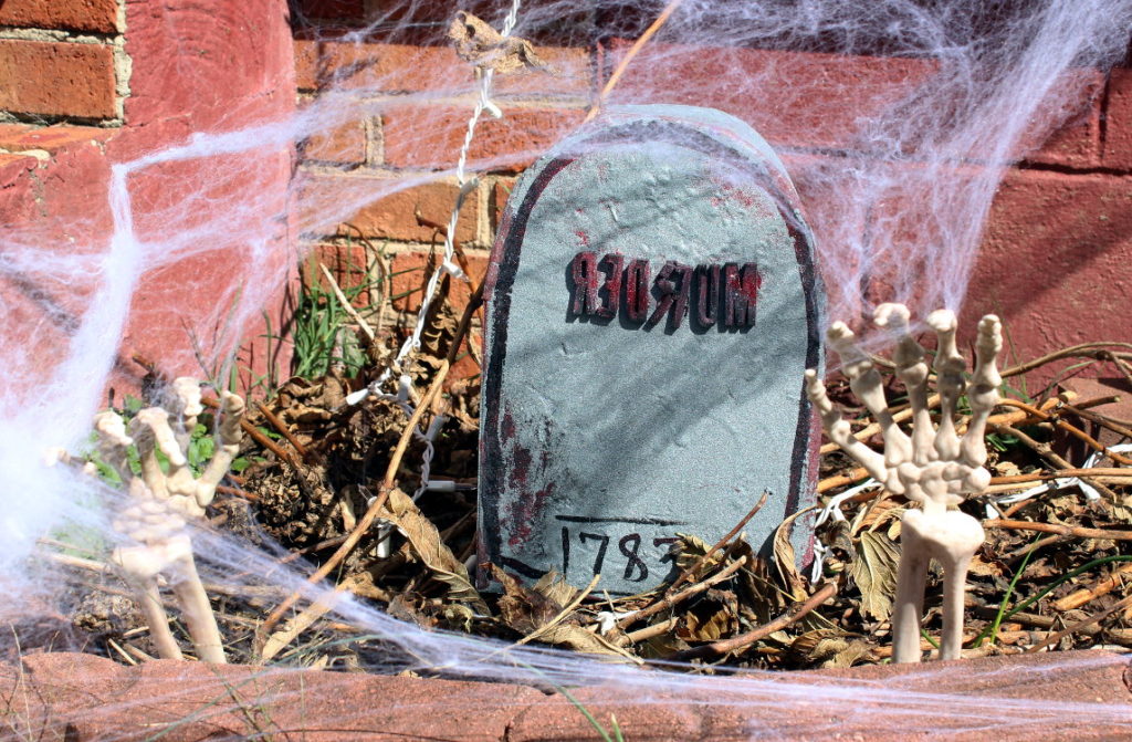 Cereal Box Halloween Tombstone 