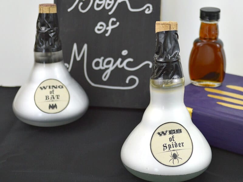 Light Bulb Potion Bottles