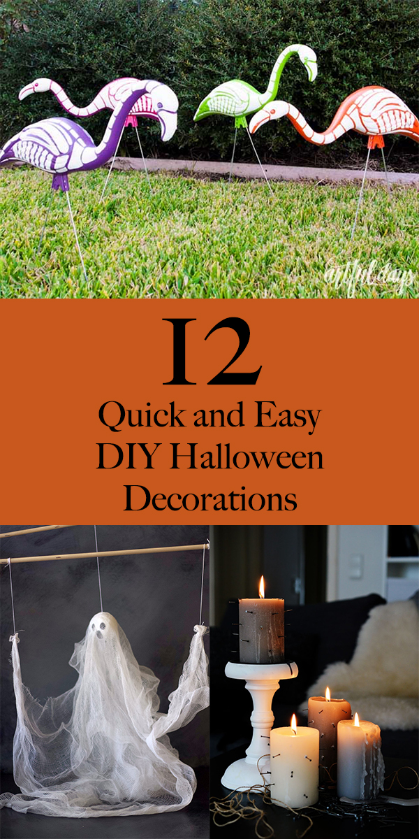 12 Quick and Easy DIY Halloween Decorations