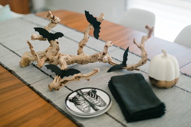 Bat Branch Halloween Centerpiece