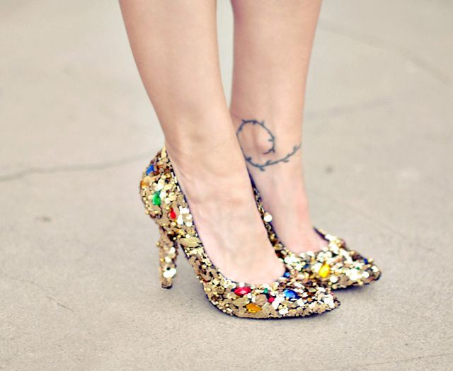 Sequin Shoes