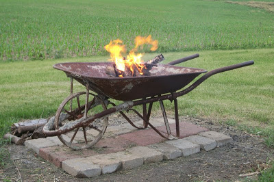 Wheelbarrow Fire Pit